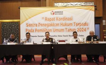 Bawaslu Kota Cirebon Gelar Rakor Gakkumdu Pemilu 2024