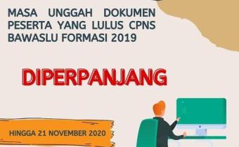 MASA UNGGAH DOKUMEN CPNS