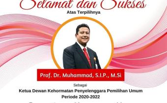SELAMAT DAN SUKSES ATAS TERPILIHNYA KETUA DKPP