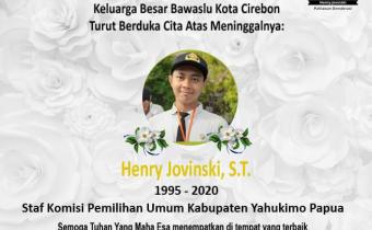 TURUT BERDUKA CITA ATAS MENINGGALNYA HENRY JOVINSKI, S.T.