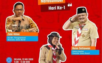 NARASUMBER HARI KE 1 DIKLATSAR SAKA ADHYASTA PEMILU TINGKAT JAWA BARAT TAHUN 2020