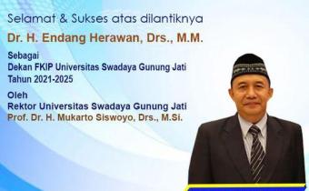 SELAMAT ATAS DILANTIKNYA Dr. H. ENDANG HERAWAN, Drs., M.M.
