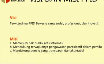 VISI DAN MISI PPID