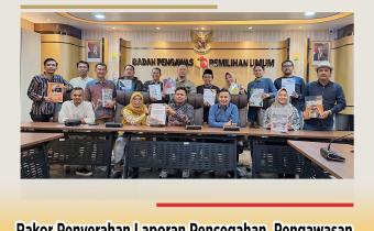 Bawaslu Kota Cirebon Serahkan Laporan Pengawasan ke Bawaslu RI, Tegaskan Sinergi Nasional