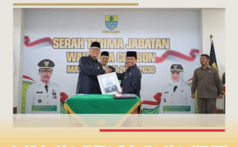 Bawaslu Kota Cirebon Hadiri Serah Terima Jabatan Wali Kota Periode 2025–2030