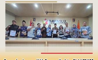 Bawaslu Kota Cirebon Serahkan Laporan Akhir Program SDMOD ke Bawaslu Republik Indonesia