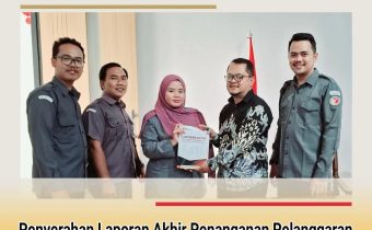 Bawaslu Kota Cirebon Serahkan Laporan Akhir Penanganan Pelanggaran Pemilu 2024 di Provinsi Jawa Barat