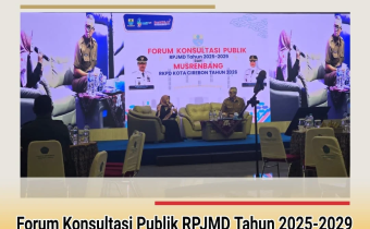 Bawaslu Kota Cirebon Hadiri Forum Konsultasi Publik RPJMD dan Musrenbang RKPD Tahun 2025