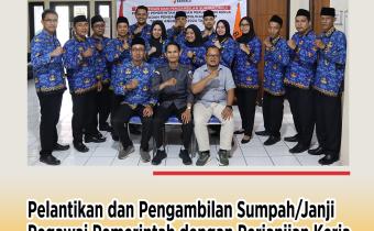 Bawaslu Kota Cirebon Mengikuti Pengambilan Sumpah/Janji Pegawai Pemerintah dengan Perjanjian Kerja di Lingkungan Bawaslu 