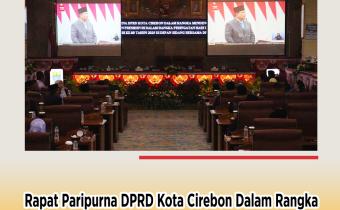 Bawaslu Kota Cirebon Menghadiri Rapat Paripurna DPRD dalam Rangka HUT ke-80 RI