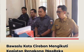 Bawaslu Kota Cirebon Ikuti Diskusi Rengkong Demokrasi Bahas Produk Hukum dalam Bingkai JDIH