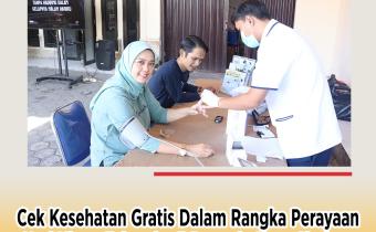 Bawaslu Kota Cirebon Gelar Cek Kesehatan Gratis Sambut HUT ke-7 Bawaslu Kabupaten/Kota se-Indonesia