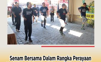 Bawaslu Kota Cirebon Adakan Senam Bersama dalam Rangka HUT ke-7 Bawaslu Kabupaten/Kota se-Indonesia