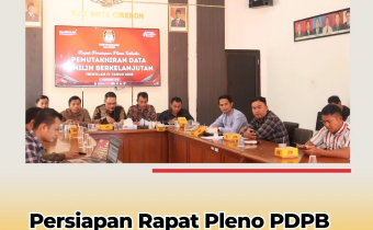 Bawaslu Kota Cirebon Hadiri Koordinasi Persiapan Rapat Pleno PDPB Triwulan IV Tahun 2025