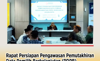 Bawaslu Kota Cirebon Hadiri Rapat Persiapan Pengawasan PDPB Triwulan IV