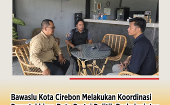 Bawaslu Kota Cirebon Lakukan Koordinasi Pemutakhiran Data Parpol Berkelanjutan dengan Partai Garuda