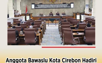 Bawaslu Kota Cirebon Hadiri Rapat Paripurna DPRD, Dukung Kesepakatan APBD 2026