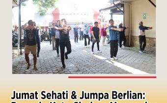 Jumat Sehati, Sekretariat Bawaslu Kota Cirebon Gelar Senam Pagi Perkuat Kebersamaan dan Integritas