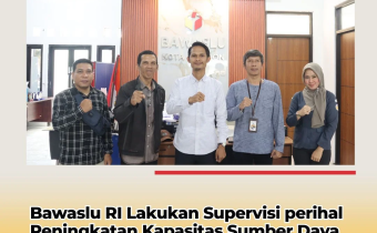 Bawaslu RI Supervisi Bawaslu Kota Cirebon, Perkuat Kapasitas SDM Pengawas Pemilu