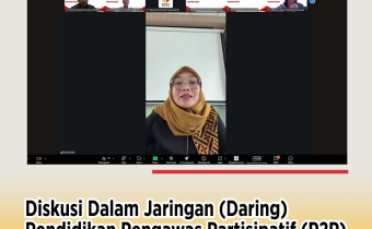 Bawaslu Kota Cirebon Berikan Arahan pada Diskusi Daring Pendidikan Pengawas Partisipatif se-Jawa Barat