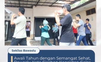 Awali Tahun dengan Semangat Sehat, Bawaslu Kota Cirebon Konsisten Gelar Jumat Sehati dan Jumpa Berlian