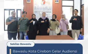 Bawaslu Kota Cirebon Gelar Audiensi dengan Pergerakan Mahasiswa Islam Indonesia (PMII)