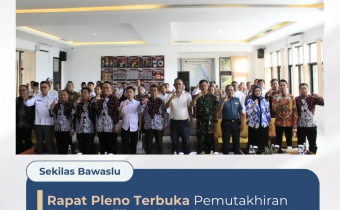 Bawaslu Kota Cirebon Awasi Rapat Pleno PDPB Triwulan I 2026, 1.874 Pemilih Dinyatakan TMS