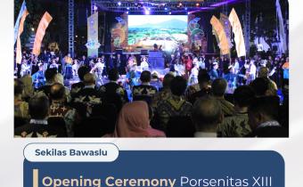 Hadiri Pembukaan Porsenitas XIII, Ketua Bawaslu Kota Cirebon Dukung Sinergi dan Prestasi Daerah