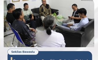 Bawaslu Kota Cirebon Lakukan Pengawasan Langsung Coktas PDPB di Kecamatan Kesambi