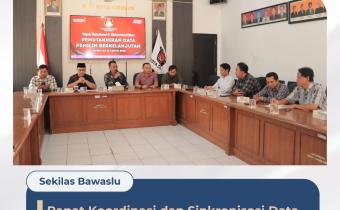 Bawaslu Kota Cirebon Hadiri Rakor Sinkronisasi PDPB Triwulan II Tahun 2026