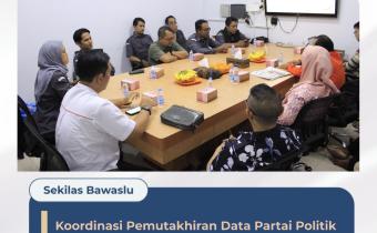 Perkuat Transparansi, Bawaslu Kota Cirebon Koordinasi Intensif Bersama PKS Terkait Pemutakhiran Data