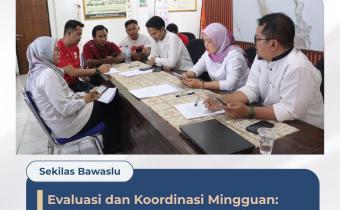 Rapat Pleno Mingguan Bawaslu Kota Cirebon Perkuat Strategi Pengawasan